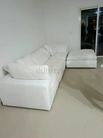 Selling marina luscious sofa with footstool