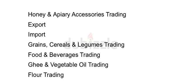 Foodstuff trading mainland license for sale