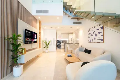 Chic 1BR Duplex in The Sterling | Business Bay