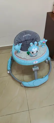 Light Blue Babywalker with Toy Tray - Good Condition