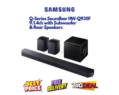 Samsung Wireless Soundbar - Q935F 9.1.4Ch Dolby Atmos 2025 - Excellent Condition, FREE DELIVERY
