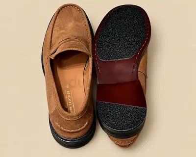 Brand New Next $%&! for Leather Suede Loafers – Brown – Size 45