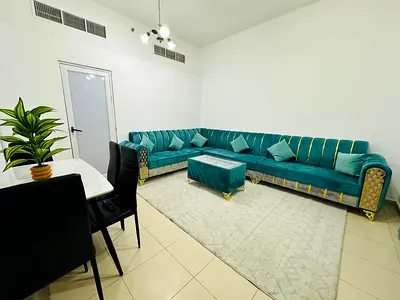 2BHK furnished apartment in Ajman | Real photos | Neat & clean furniture | Bills & internet included | Similar units subject to availability