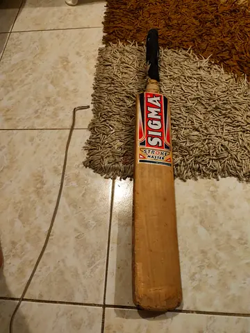 Sigma cricket bat almost unused rubber needs replacement