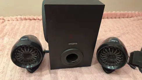 Creative 2.1 Speaker System with Subwoofer - Good Working Condition