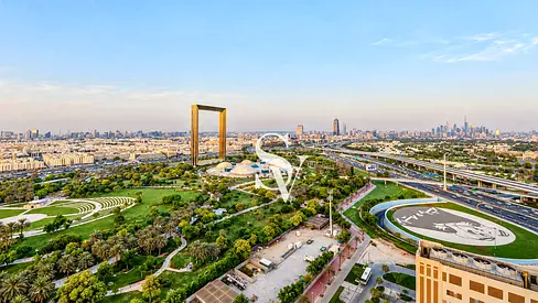 Fully Furnished | Nearby Metro | Dubai Frame View