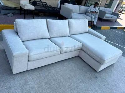 Like new Condition Ikea Kivik L Shape Sofa Beige