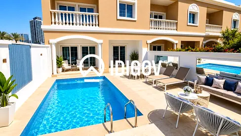 3BR +Maid Townhouse | Private Pool | JVC