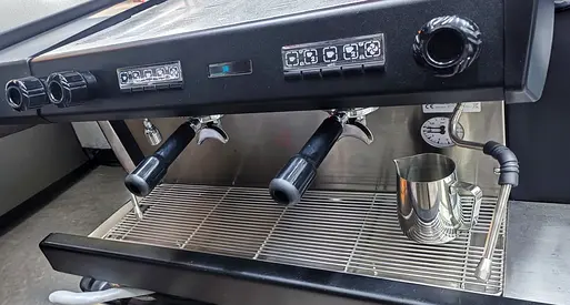 Less Used commercial 2-group espresso machine with steam wand - good working condition brand conti