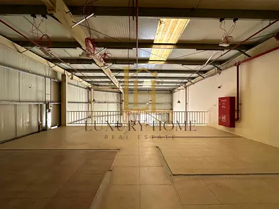 2600 Sq Ft Warehouse with Mezzanine | 40 KW Power | AED 150K Rent | IN SAJAA