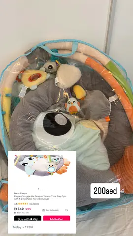 Baby Play Gym with Detachable Toys — Lightly Used