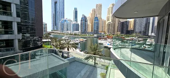 Fully furnished - Partial Marina view -Low floor