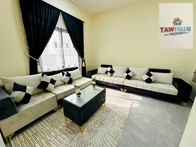 Fully Furnished 1 Bedroom Apartment for Rent in Ajman Corniche, Tourist Area Near Ship Roundabout, Bills, Internet and Maintenance Included.