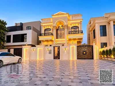 فيلا للبيع شامل رسوم التسجيل بعجمان الحليو 6 غرف ماستر +روف ومجلس وصالة و غرفة خادمة  تملك حر لجميع الجنسيات وإمكانية التمويل البنكي