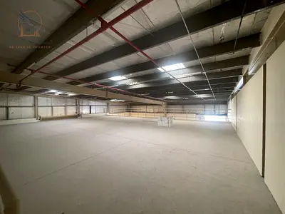 Warehouse for Rent in Al Jurf Industrial 2 6,000 sq ft Spacious Mezzanine Modern Fire System Prime