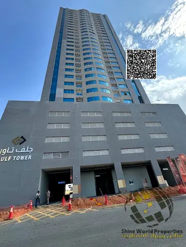 A great opportunity to own a ready-to-move 2-bedroom apartment in Gulf Tower, featuring a high-floo