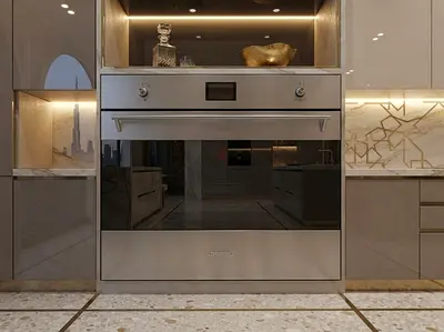 Smeg Stainless Steel Built-In Electric Oven, Good Condition