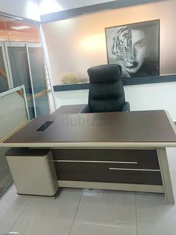 Brand-new L shape Luxury Office Table and Chairs Available
