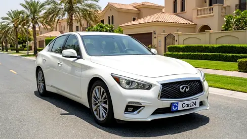 AED 1,273/m | 0 DP | Free 3 Months Warranty | Service History | 30 Day Return | INFINITI Q50 2024