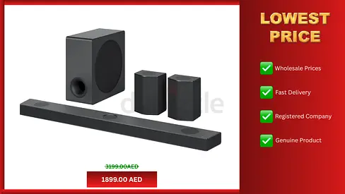 LG Soundbar S95QR 9.1.5ch 810W Dolby Atmos Brand New 1 Year Warranty