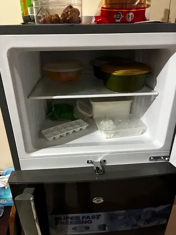Double door top mount refrigerator for sale