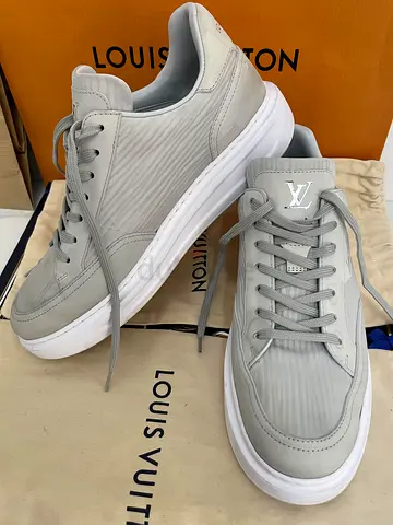 Louis Vuitton Grey Low-Top Sneakers - Size UK 8.5, Gently Used