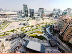 High-Floor 2BR Apartment | Binghatti Avenue | Furnished | Marina & City Views