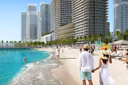 Palm View | City Skyline | Corner Unit