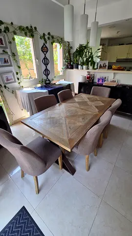 Dining Table and Six Chairs