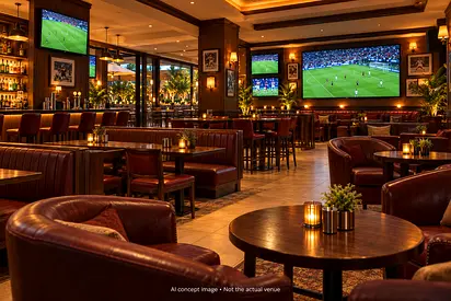 Restaurant & Sports Lounge for Lease | 4-Star Hotel | Barsha Heights/No key money
