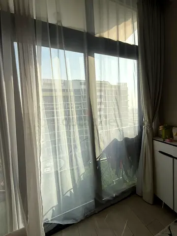 2 Lightweight sheer curtains with blackout drapes (set) 3m*3.2m