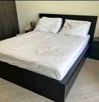 Ikea King Size Bed with Mattress Available in Perfect Condition