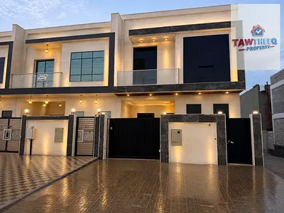 Super Deluxe Villa for Sale in Al Helio, Ajman | 5 Master Bedrooms | Stone Facade