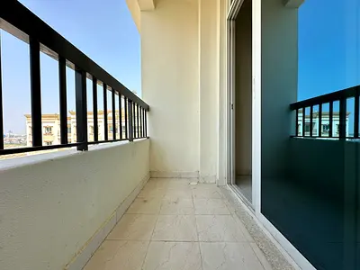 Brand new 2bhk with balcony and separate door hall in Aljada price 55k