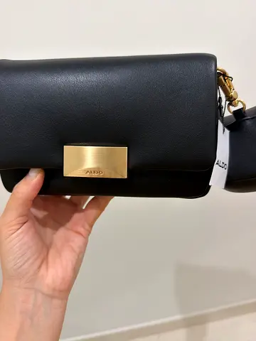 AldoBlack Coccinelle leather crossbody bag - small, excellent condition