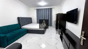 Studio for Sale in Installments at Al Waha Tower /550 sq. ft. Separate kitchen Spacious bathroom Bea