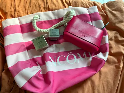 Brand New Lancôme Absolue Set – Eye Cream, Soft Cream, Bag & Pouch