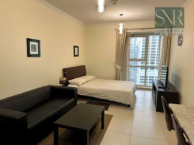 Fully Furnished Studio | High Floor | Lake & Almas Tower Views | JLT
