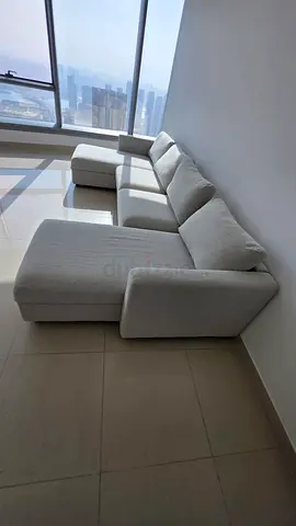 Ikea vimle double storage U shape sofa bed with mattress