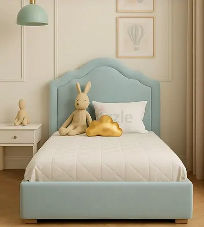 Brand New Light blue colour 90*200 single size bed.