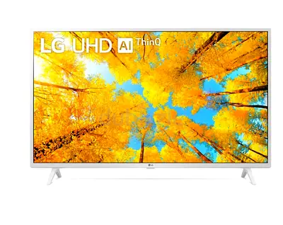 LG 43 inch TV  Smart TV - 4K - White- 1 Year Warranty