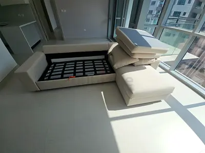 Ikea vimle L shape sofa bed with mattress