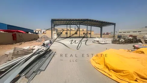 Yard for RENT with 100 KVA electricity one office and one SHED with 2000 Sqft in Modern Emirates Umm Al Quwain