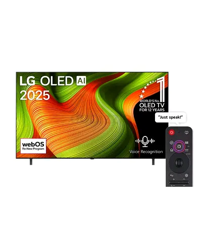 New LG TV 77-Inch OLED AI B5 4K 120Hz Smart TV with AI Magic Remote OLED77B56LA with Box