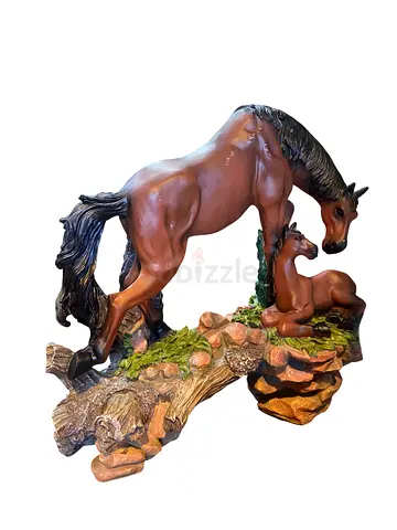 Horse ceramic figurine-45cm height