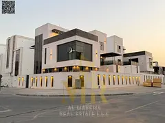 Al Helio 2 - Ajman Corner Villa ~ 6 Bedrooms + Elevator + Private Pool | 2 Floors + Roof ~ Price inc