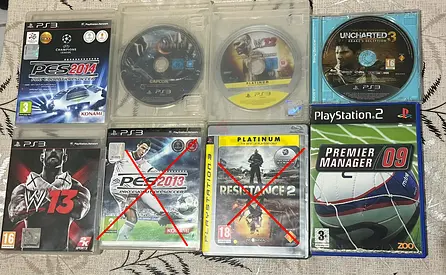 Bundle of PS3 & PS2 games