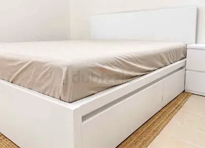 Ikea King Size Bed with Mattress Available in Perfect Condition