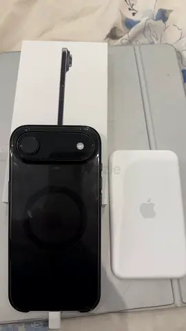 iPhone Air with MagSafe power bank and original box