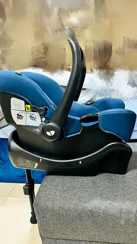 Infant car seat with base - used, good condition (has been sanitized)